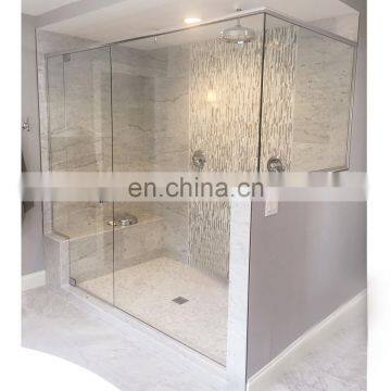 Hot Selling Bathroom tempered glass  stainless steel shower room