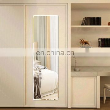 Fashionable Frameless Silver Mirror For Bathroom Bevel Edge Changeroom Decoration