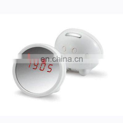 2019 New Style Easy Carrying Magic Beauty Mirror With Led Clock photo-2