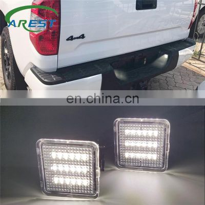 Carest 2Pcs Car LED Tail License Plate Light Canbus For Toyota Tacoma 2016-2019 Tundra 2014-2019 Number Plate Lamp Bulb