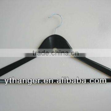 SW-049 suit hanger black wood coat hanger use for tavern