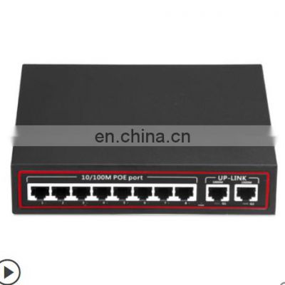 Industrial 8 Port 100M POE Switch + 2 Port 100M Network POE Network Switch THE BEST PRICE