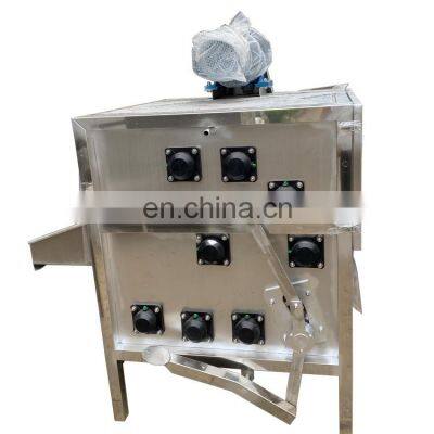 Vertical high capacity chicken feather removal machine plucker