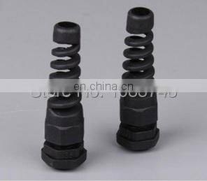 PG16 grey plastic flex spiral cable gland cable joint waterproof cable gland IP68.CE.ROHS