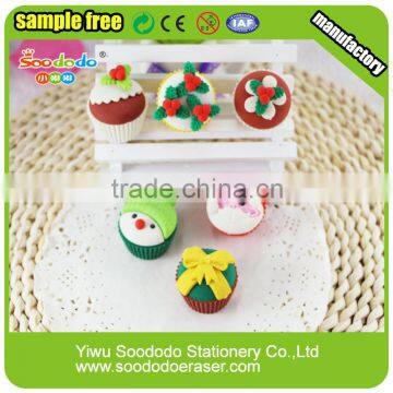 Baby good extruder Christmas erasers for festival