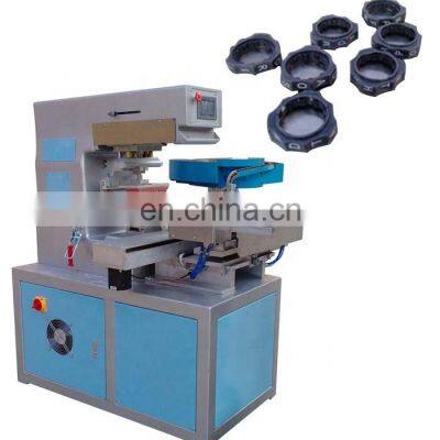 Automatic 1 single color safety lock rotary pad printer printing machine for caps