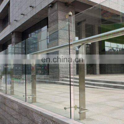 Balcony Railing Stainless Steel Glass Railing Dwg in Poland