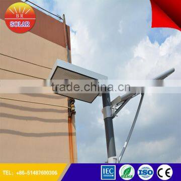 customized battery backup integrated solar street light for parks