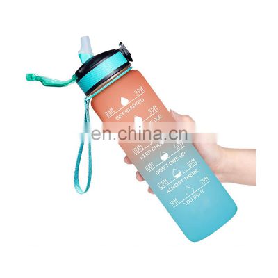 Free BPA custom logo private label fitness fashion cheap popular transparent plastic juice bottles