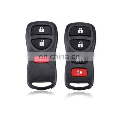 3 4 Buttons Car Remote Smart Key Shell Cover Fob For Tiida LIVINA X - Trail QASHQAI Paladin 2003 2004 2005 2006 2007