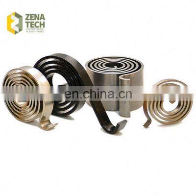 Custom Bimetal Steel Ribbon Bistable Flat Torsion Spiral Plate Constant Torque Spring