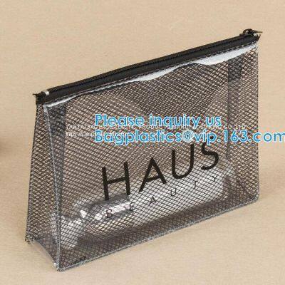 EVA Garment Packing Cosmetic Tote Bags Packaging / Cosmetic Storage Bag Clear Travel Makeup Bag Shoulder Pvc Cosmetic Bags photo-3