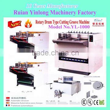 Groove Cutting Machine,Paper Box Groove Cutting Machine,Ruian Factory Rotary Drum Type Cutting Groove Machine YL-1000,