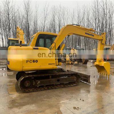 Буровой экскаватор Komatsu pc60 - 7 мини, подержанный. Гидравлический экскаватор Komatsu. Komatsu pc40, pc50, pc60