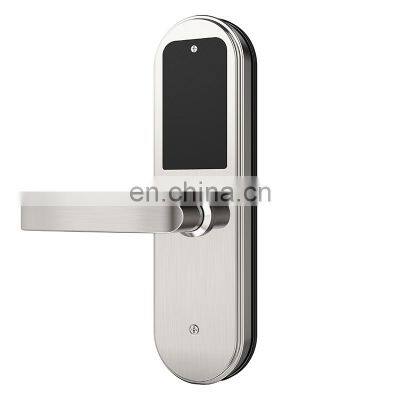 Stainless Steel Fingerprint Wifi Smart Lock Door Card Key Apartment Intelligent Door Lock Rfid With Password Ttlock