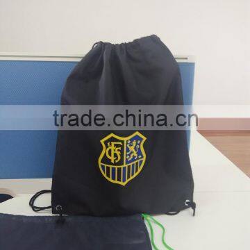 Shopping Bag Use and Polyester Material Forest Drawstring Backpack