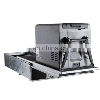 HFTM Factory Sliding Cargo Black Drawer System for MITSUBISHI Pajero V73 A800 High Quality 4wd SUV Car Rear Storage Box photo-4