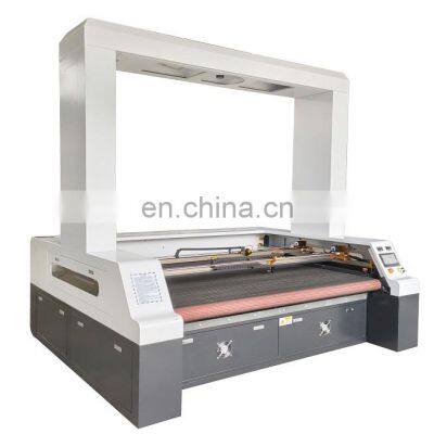 Automatic feeding laser cutter for fabric/cloth/ CO2 laser pattern cutting machine with CCD camera