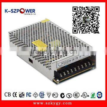 2015 K-59 120w series ygy power ac dc power led strip switching power supply 12v 10a 24v5a with CE UL