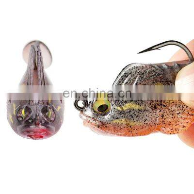 Byloo soft bionic loach  red head metal fishing lures