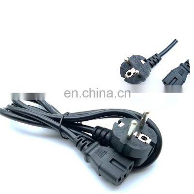 Bulk wholesale supply with plug 3 pin european power cord for computer