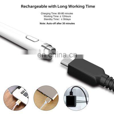 2021 Universal Branded High Sensitive Tablet Touch Screen Active Touch Stylus Pen Compatible for IPhone IPad photo-4