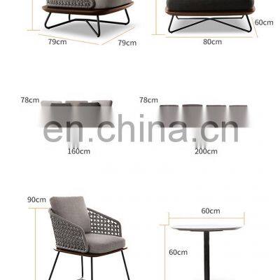 Patio Outdoor Furniture Garden Sofa Set Furniture Rattan Weaving Patio Furniture Set Outdoor Sofa Set Sectional Couches Sofa photo-4