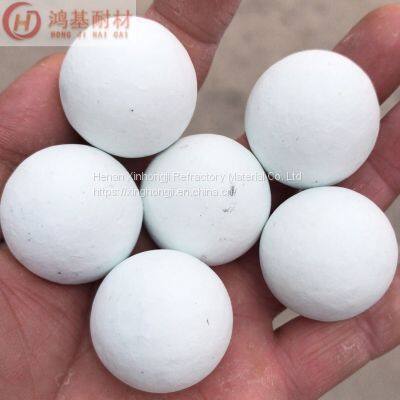 High Purity Aluminum Oxide Refractory Ball Thermal Insulation Ceramic Sphere Balls / Bead