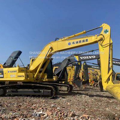 Komatsu pc200-8 excavator, 99% new condition cheap price second hand komatsu excavator pc200