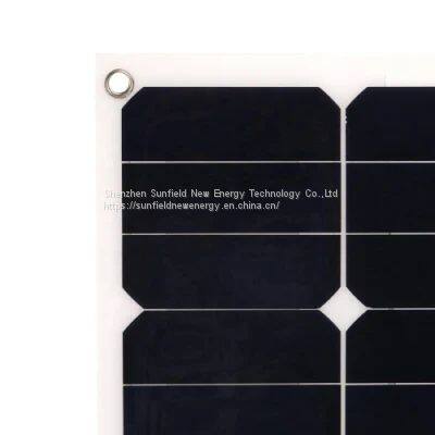 40W 19.8V High Efficiency Mono Flexible Solar Panel photo-5