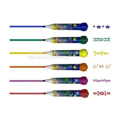supplier customized brand colorful quick drying dual tips marker arteza watercolor pen set with different color stamps