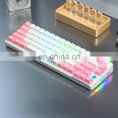 wireless electronics rechargeable notebook wired mini low price pc Mechanical Desktop office oem diy backlit gaming keyboard