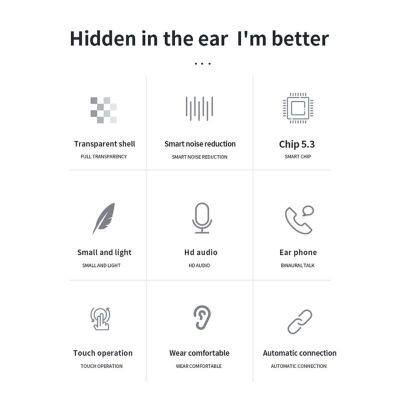 Wireless Touch Control Earphone With Type-C Charging Box BT 5.3 Sport Gaming Headsets TWS Noise Reduction Earbuds photo-3