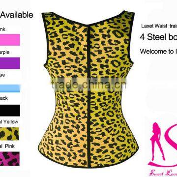 2016 Newest Latex rubber corset Wholesale steel bone waist training cincher hot sell latex waist trainer for women