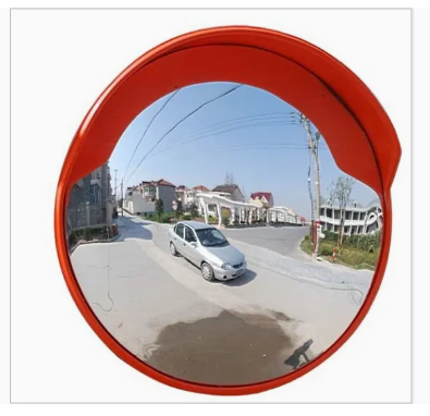 Outdoor Road Convex Traffic Mirror for Driving Safety with Adjustable Fixing Brackets
