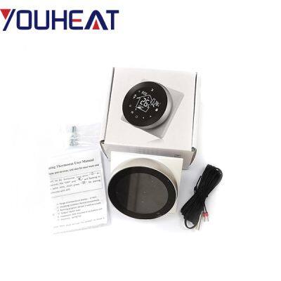 The Latest HY312 Smart Phone Wifi Thermostat Touch Screen Type