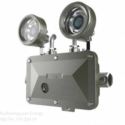 Светильник rui's lighting LED, двухголовный аварийный взрывобезопасный, выход в случае пожара, продолжительность аварийного режима