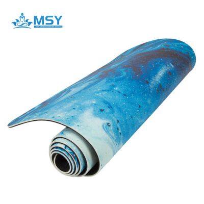 Manta de yoga de goma natural con superficie antideslizante de TPE para estudios profesionales