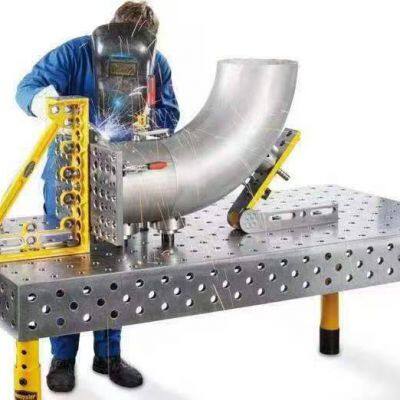 Junyuan Civil Air Defense Welding Platform, Robotic Arm Welding Platform, Anti-deformation and High Wear-resistant Gray Cast Iron Platform, Large Quantity in Stock, Physical Factory