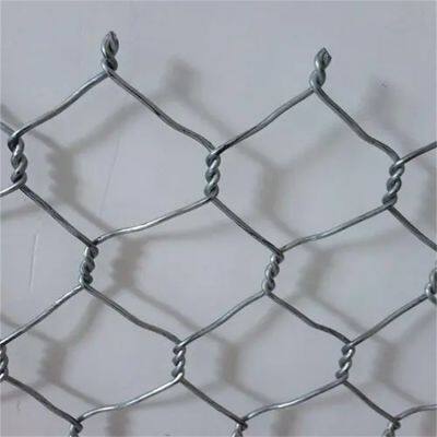Hexagonal Woven Gabion Basket Flexible for Irregular Slope and Embankment photo-1