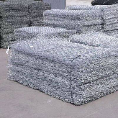 PVC Coated Hexagonal Gabion 60*80mm Mesh Size for Retaining Walls photo-2