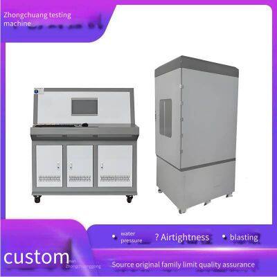 air duct connector airtightness testing machine for coupling and buffering device connection performance, compression testing machine for close-coupled couplers