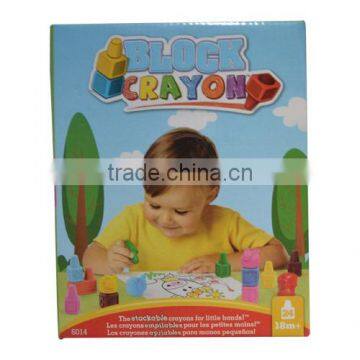 Multi Colors Block crayon for small kids hands