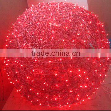 Shopping Mall Atrium Hanging Plaza Christmas Decorations Christmas Ball With Light
