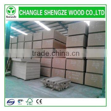 Best price with different thickness raw mdf board producted from shengze wood