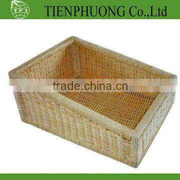 rattan newspaper basket