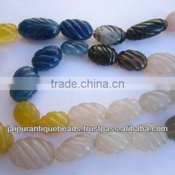 chalcedony beads