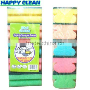 Good Quality Colorful Sponge Scouring Pad photo-2