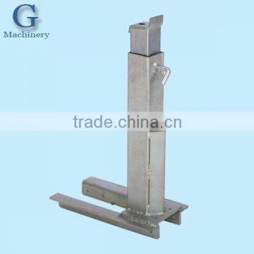 Custom design metal square tube bracket/round tube bracket