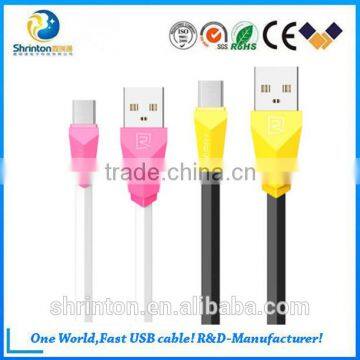REMAX ALIENS Micro USB Charging Data sync Cable for Android with FCC CE Rohs approval